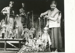 Aufführung des Stücks der Puppenbühne Gera „Die Prinzessin mit dem Echo“ (1981)