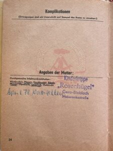 Wochekrippe Impfpass