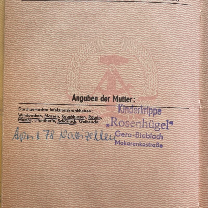 Wochekrippe Impfpass