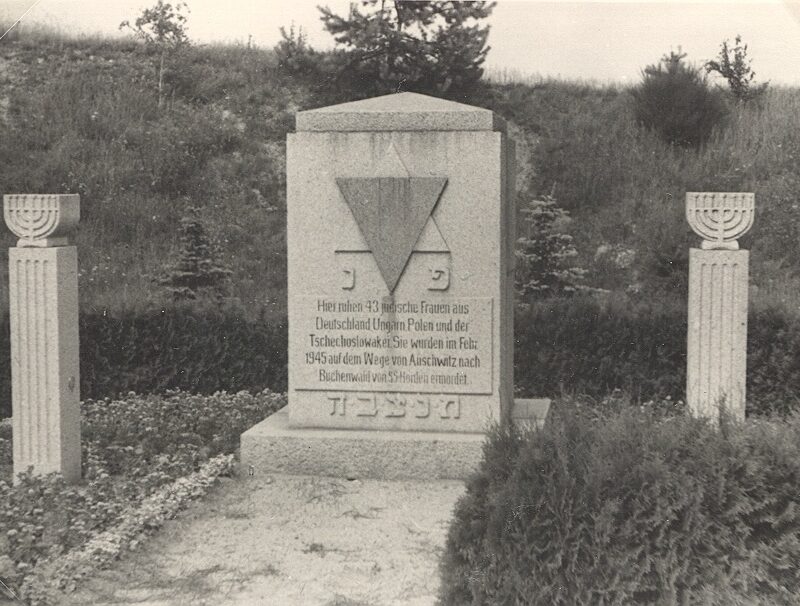 Gedenkstein in Salzenforst, 1949