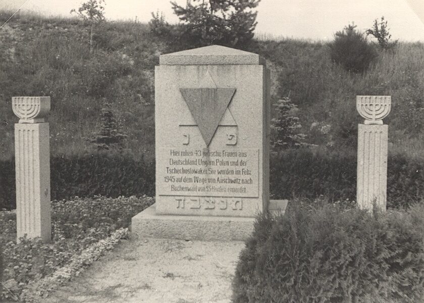 Gedenkstein in Salzenforst, 1949